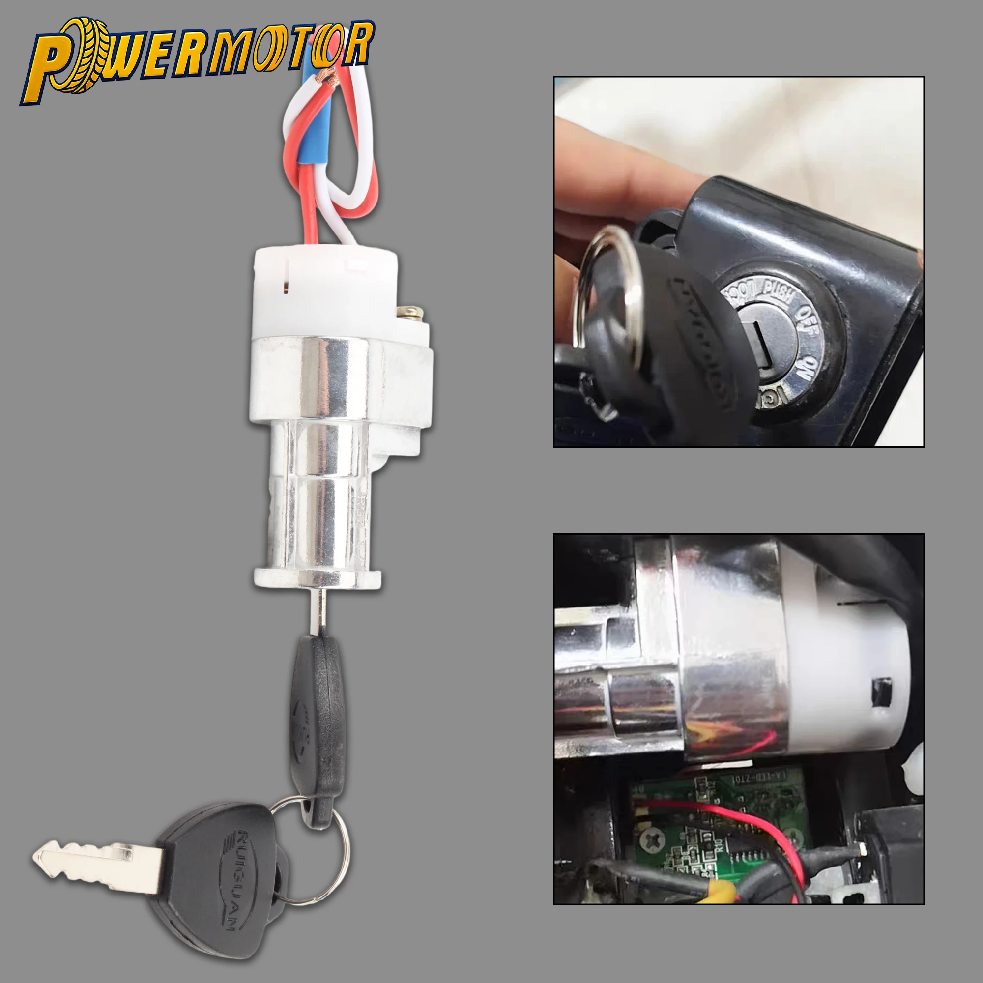 Electric Scooter Bicycle Battery Lock Key Switch Anti-Theft Battery Power Lock Cylinder Universal E-bike Replacement Parts
Electric Scooter Bicycle Battery Lock Key Switch Anti-Theft Battery Power Lock Cylinder Universal E-bike Replacement Parts
