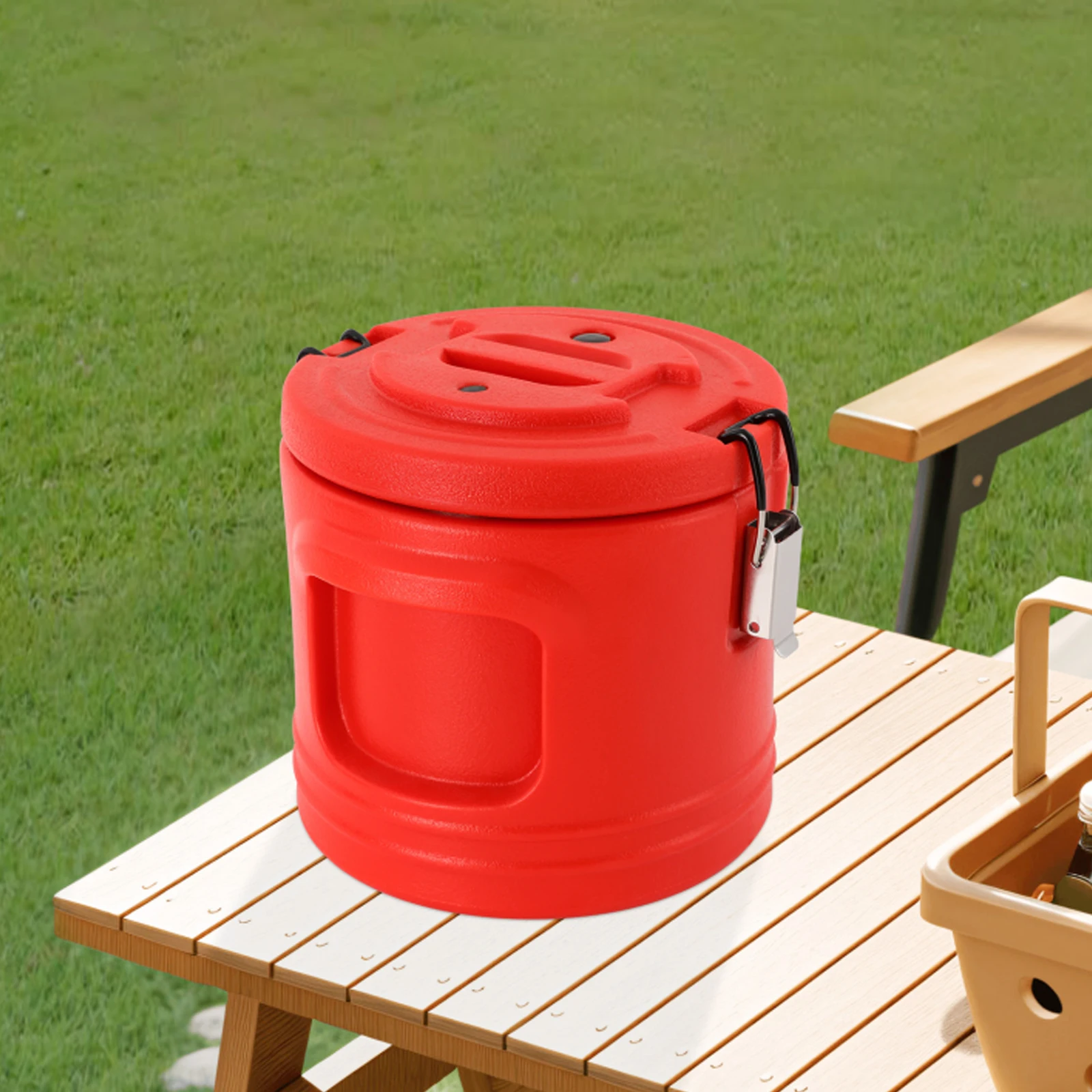 4L/1.06gal Commercial Insulated Soup Bucket Insulated Food Container Good Sealing With Lid
4L/1.06gal Commercial Insulated Soup Bucket Insulated Food Container Good Sealing With Lid