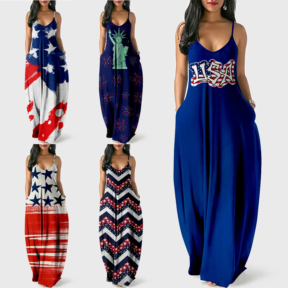Spring Summer Women Maxi Dresses Casual Loose Long Dresses Printing Sexy High Split Ladies Beach Holiday Halter Sling Dress
Spring Summer Women Maxi Dresses Casual Loose Long Dresses Printing Sexy High Split Ladies Beach Holiday Halter Sling Dress