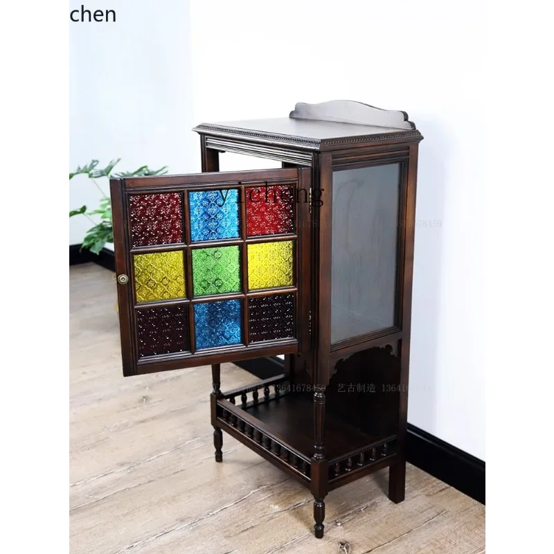 HYS simple solid wood tenon and mortise dining side wine cabinet wood glass storage display cabinet
HYS simple solid wood tenon and mortise dining side wine cabinet wood glass storage display cabinet