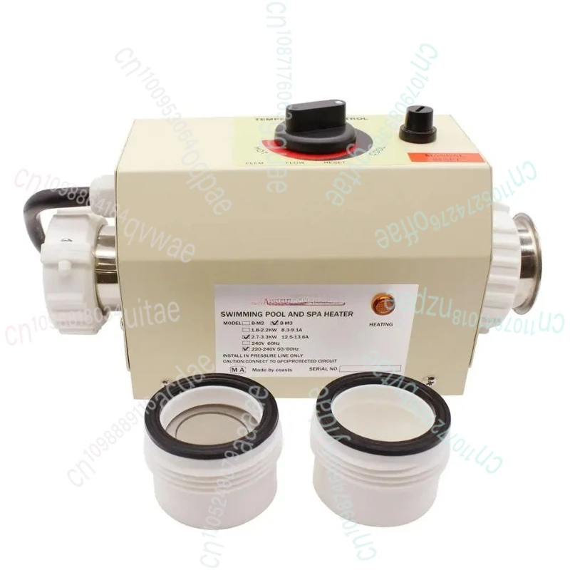 220V 3KW Electric Water Heater Thermostat For Swimming Pool Bathtub SPA Bath For Massage Hot Tub and Jacuzzi
220V 3KW Electric Water Heater Thermostat For Swimming Pool Bathtub SPA Bath For Massage Hot Tub and Jacuzzi