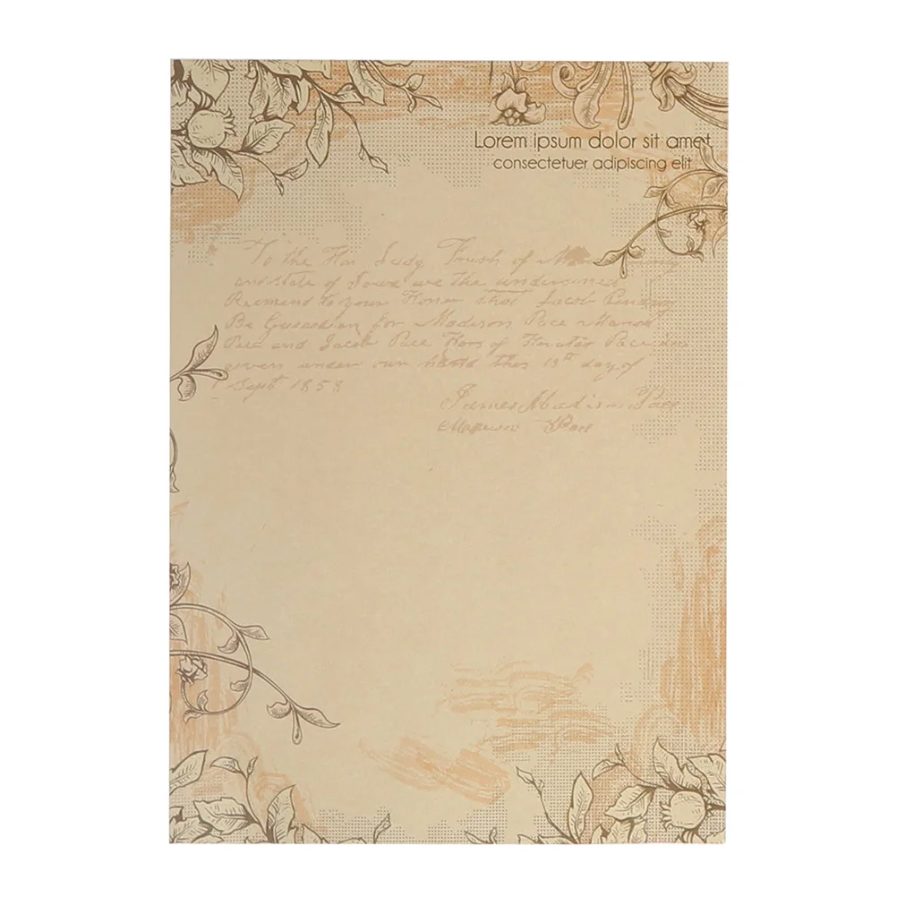 60 Pcs Vintage Stationery Charming Paper Letter Romantic Writing Country Style Note
60 Pcs Vintage Stationery Charming Paper Letter Romantic Writing Country Style Note