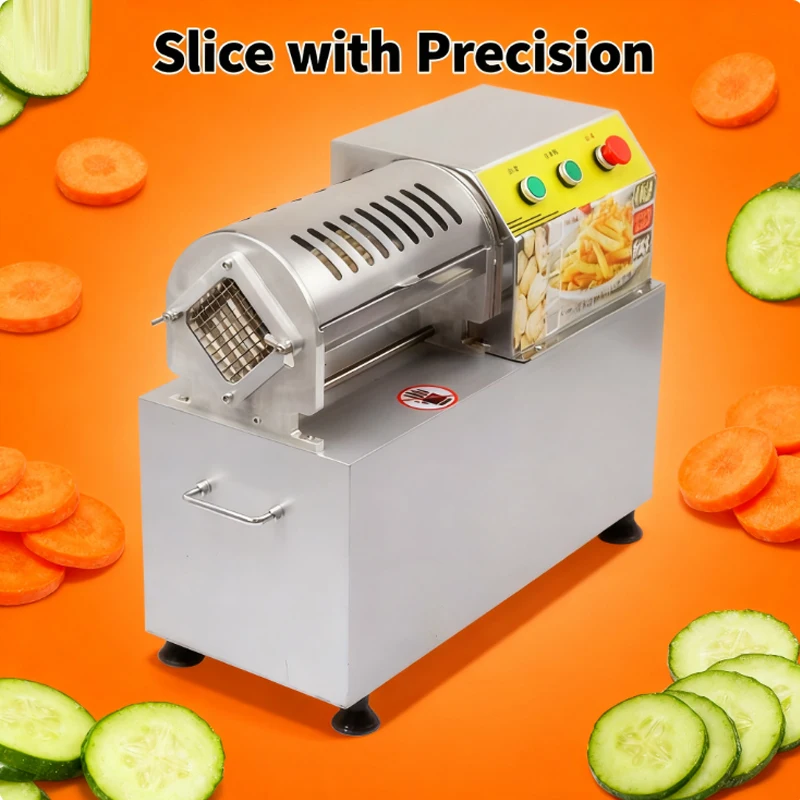 French Fries Machine Electric Commercial Automatic Potato Cucumber Sweet Pumpkin Taro Cutter
French Fries Machine Electric Commercial Automatic Potato Cucumber Sweet Pumpkin Taro Cutter
