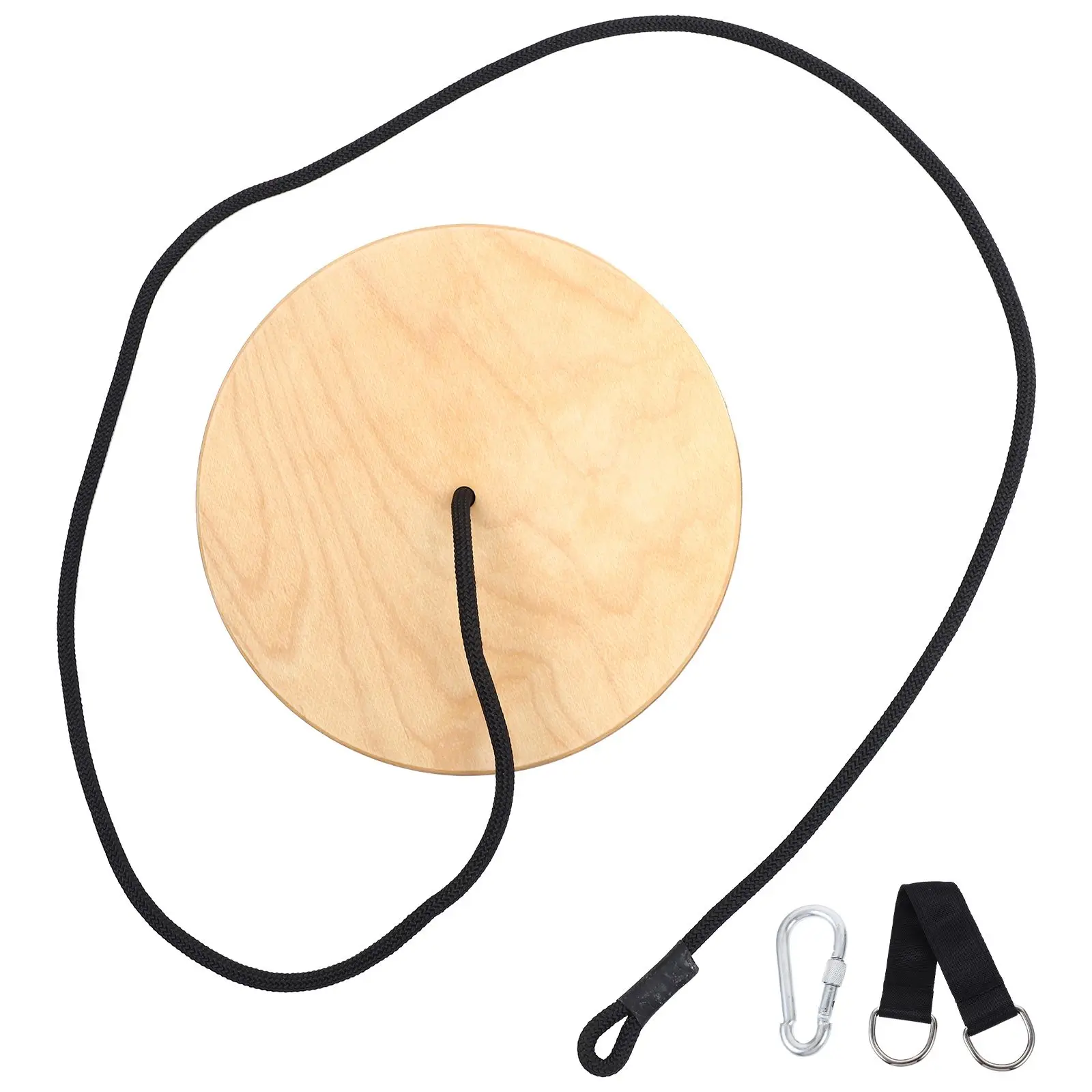 Wooden Disc Swing for Kids Adjustable Rope Galvanized Ring Equipment Thickened Design Saucer Style Children Swing
Wooden Disc Swing for Kids Adjustable Rope Galvanized Ring Equipment Thickened Design Saucer Style Children Swing