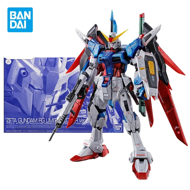 Bandai Genuine Gundam Model Kit Anime Figure RG Destiny Gundam Titanium Finish Gunpla Anime Action Figure Toys for Children
Bandai Genuine Gundam Model Kit Anime Figure RG Destiny Gundam Titanium Finish Gunpla Anime Action Figure Toys for Children