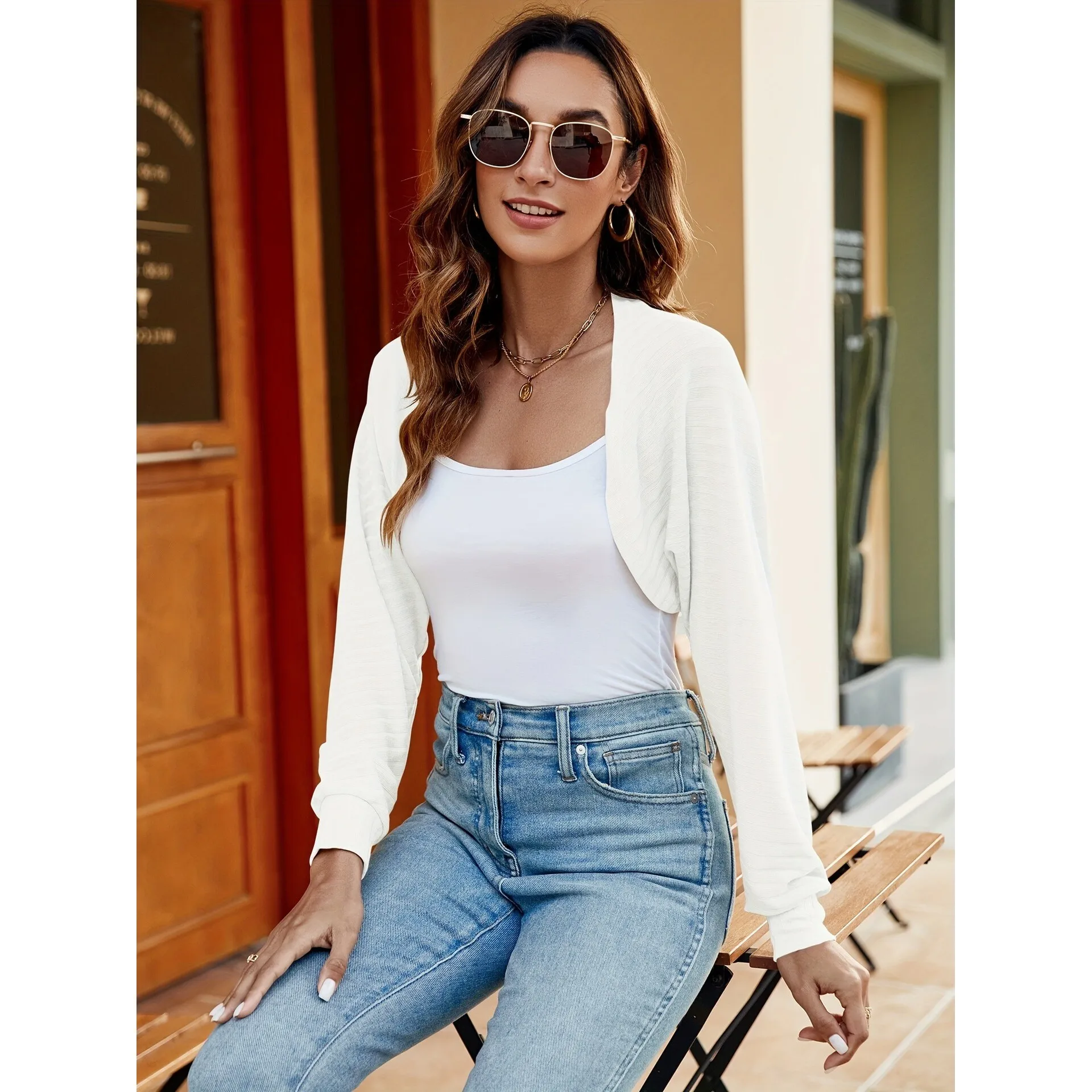 Knitted Open Cardigan Women's Fashion Spring 2026 Cross-Border Needlework Sweater Female Gender Wear Details See Description
Knitted Open Cardigan Women's Fashion Spring 2026 Cross-Border Needlework Sweater Female Gender Wear Details See Description