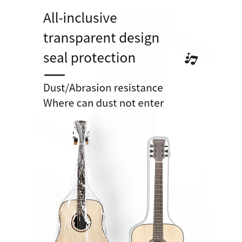 AED4-1 Piece Guitar Dust Cover PVC Dust-Proof Waterproof Acoustic Electric Guitar Cover Protective Storage Bag
AED4-1 Piece Guitar Dust Cover PVC Dust-Proof Waterproof Acoustic Electric Guitar Cover Protective Storage Bag
