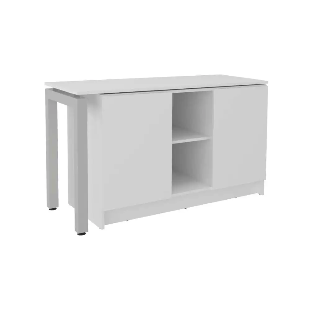 White 2-Shelf Desk with Space-Saving Design Computer Desk, Office Furniture
White 2-Shelf Desk with Space-Saving Design Computer Desk, Office Furniture