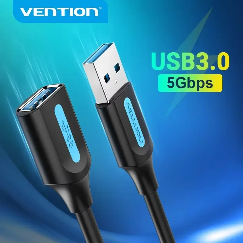 Vention USB 3.0 Extension Cable 2.0 Compatible Fast Speed Cord for Smart TV SSD Xbox One Laptop PC USB-C Ready High-Speed
Vention USB 3.0 Extension Cable 2.0 Compatible Fast Speed Cord for Smart TV SSD Xbox One Laptop PC USB-C Ready High-Speed