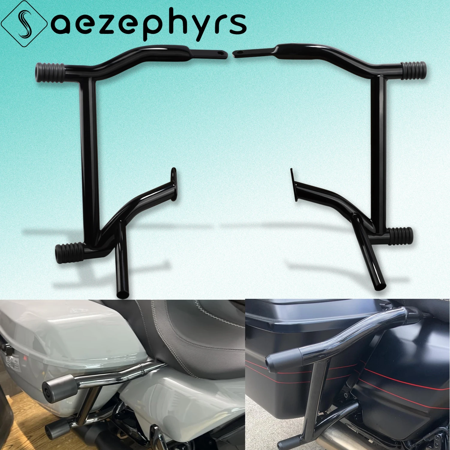 Motorcycle Rear Crash Bar Saddlebag Guard Bumper /Guard Rails For Harley Touring Electra Street Glide Road King Tri Glide 09-25
Motorcycle Rear Crash Bar Saddlebag Guard Bumper /Guard Rails For Harley Touring Electra Street Glide Road King Tri Glide 09-25