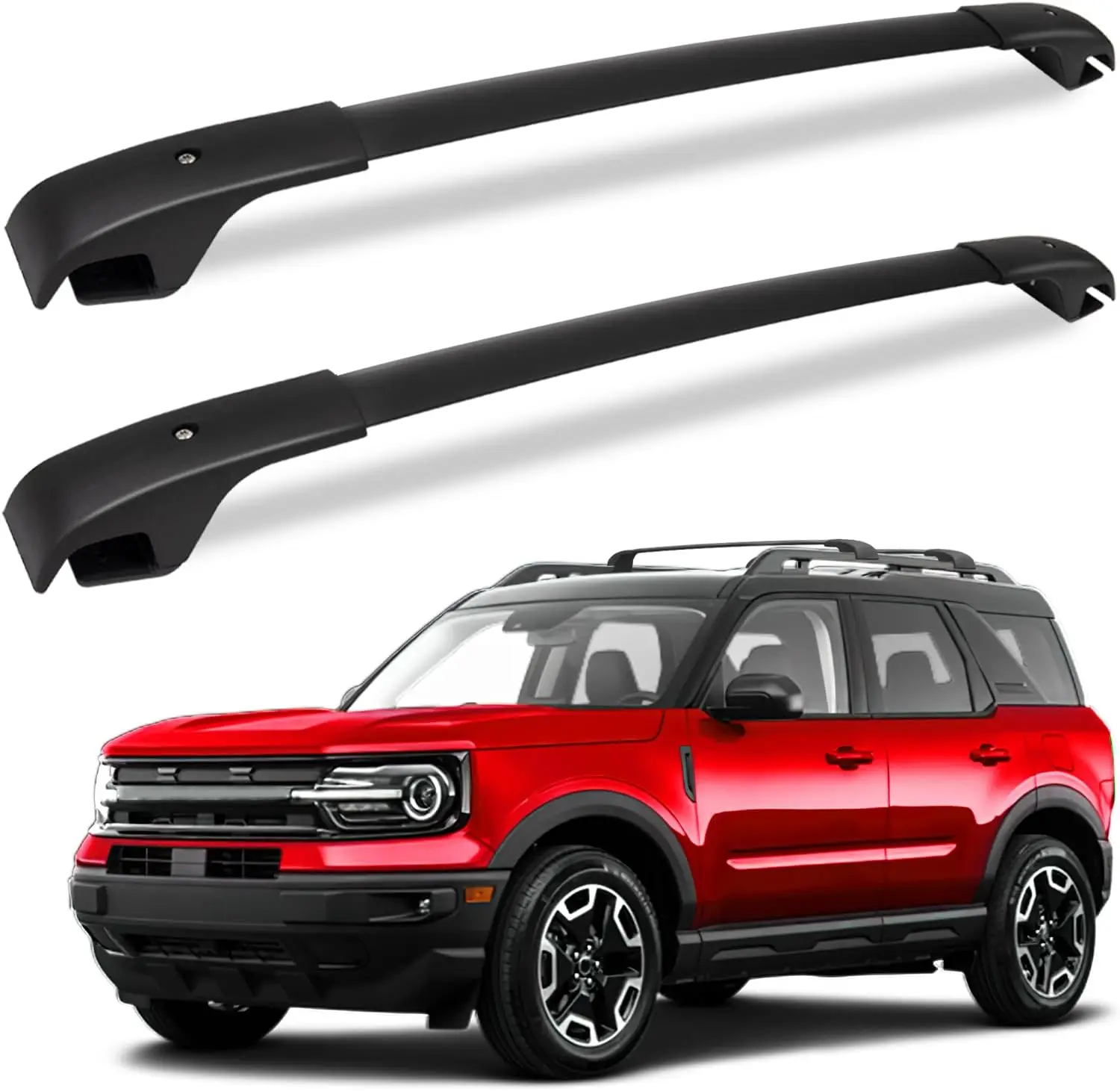 Universal Roof Rack Cross Bars for Ford Bronco Sport 2021-2026, Aluminum Rails for Cargo, Ski, Bike Carrier
Universal Roof Rack Cross Bars for Ford Bronco Sport 2021-2026, Aluminum Rails for Cargo, Ski, Bike Carrier