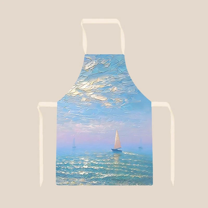 Romantic Sea Linen Sleeveless Apron Kitchen Cooking Waist Fabric Adult Parent-Child Cooking Studio Dress
Romantic Sea Linen Sleeveless Apron Kitchen Cooking Waist Fabric Adult Parent-Child Cooking Studio Dress