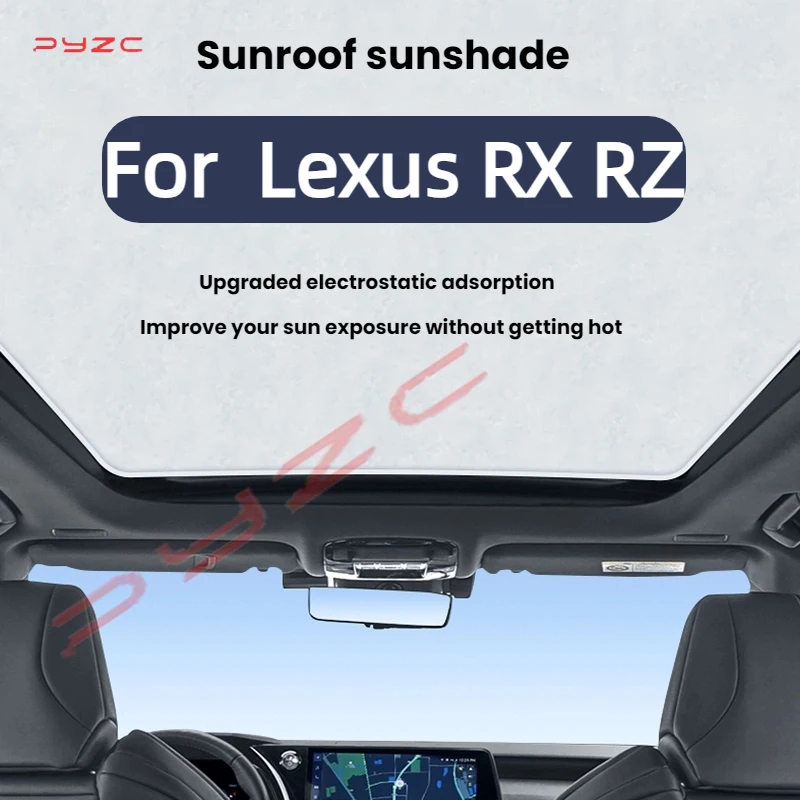 For Lexus RX RZ 2023 Car Electrostatic Adsorption Roof Sunshade Sunroof Sunshade Skylight Blind Shading Sticker Accessories
For Lexus RX RZ 2023 Car Electrostatic Adsorption Roof Sunshade Sunroof Sunshade Skylight Blind Shading Sticker Accessories