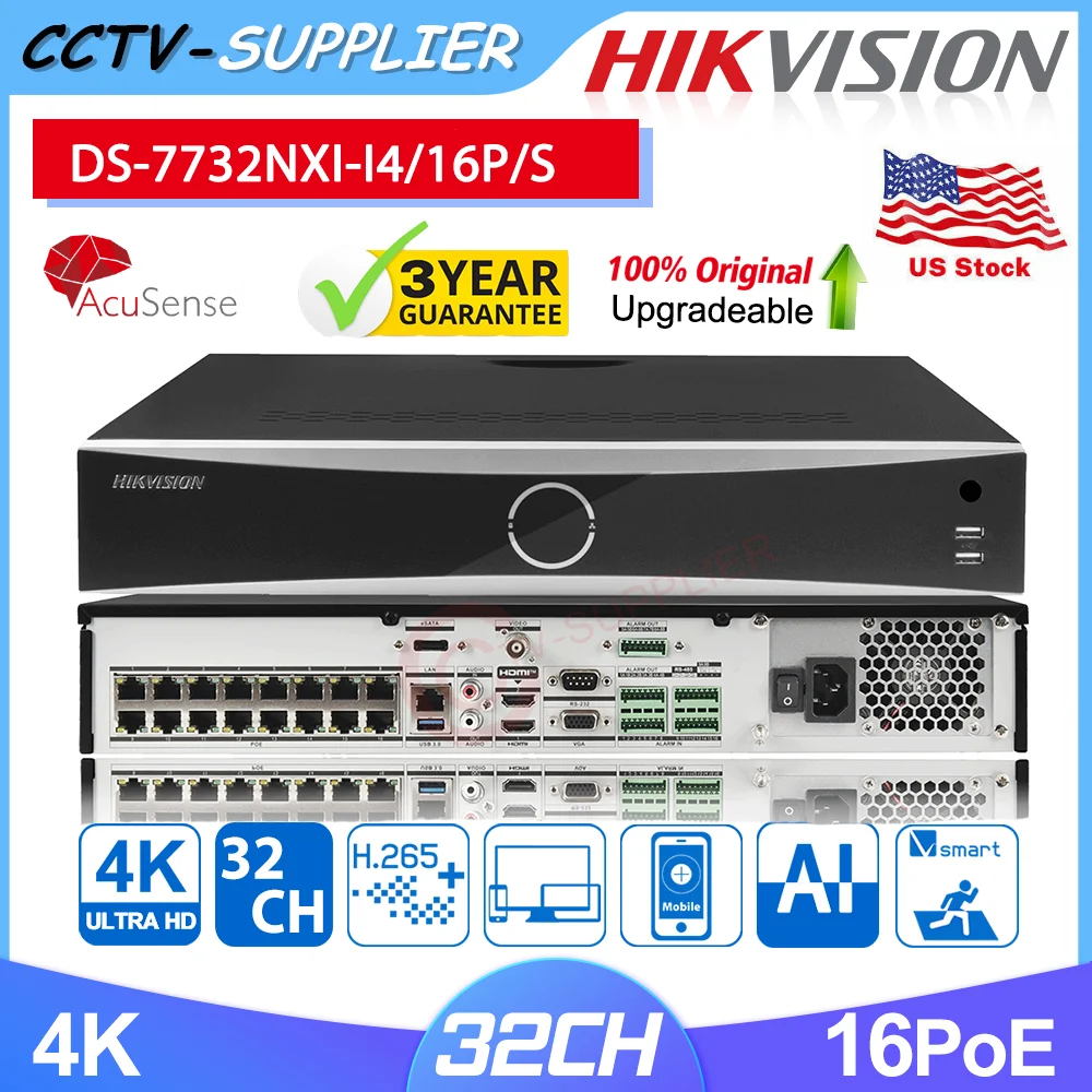 Hikvision 3CH 16PoE i-Series NVR
Hikvision 3CH 16PoE i-Series NVR