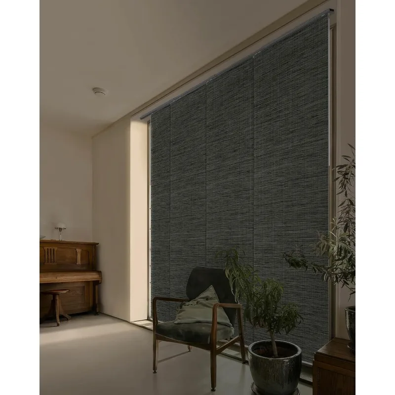 Design 99.99% Blackout Adjustable Sliding Vertical Blinds for Windows, Privacy Shades for Patio Doors, Extendable Track f
Design 99.99% Blackout Adjustable Sliding Vertical Blinds for Windows, Privacy Shades for Patio Doors, Extendable Track f