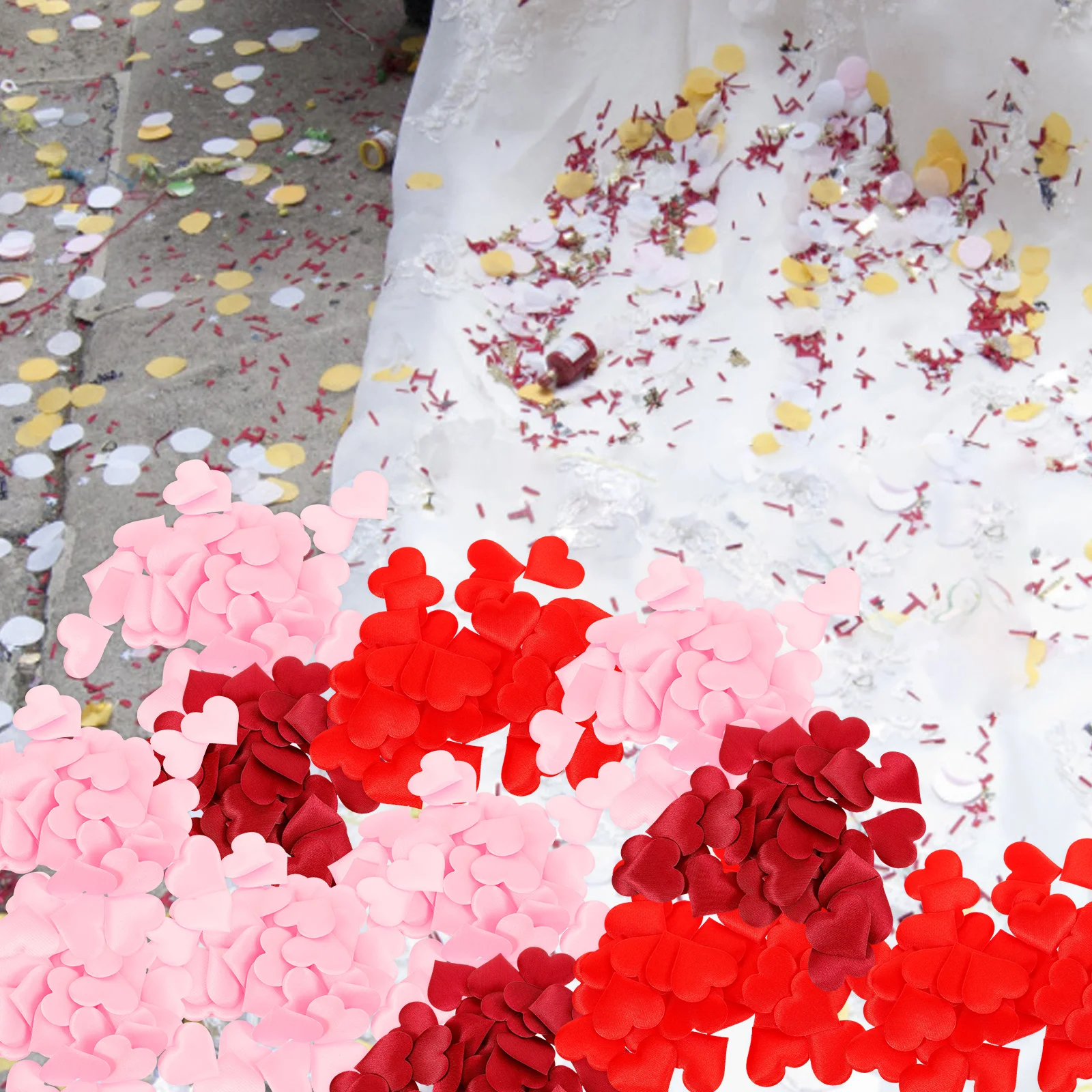 600 Pcs Heart Shaped Sponge Petals Wedding Decor Valentine Confetti Photo Props Party Accessories Red Pink
600 Pcs Heart Shaped Sponge Petals Wedding Decor Valentine Confetti Photo Props Party Accessories Red Pink