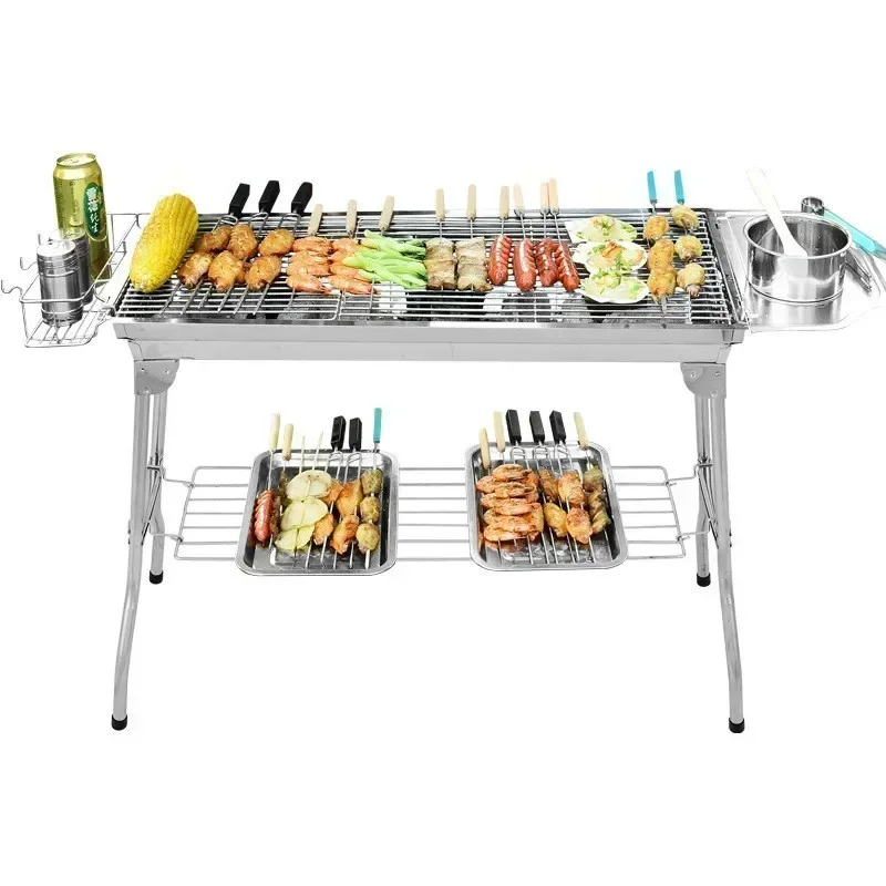 new Barbecue Outdoor Thickened Stainless Steel Grill BBQ Wood Charcoal Grill Portable Folding Grill Barbecue Appliances
new Barbecue Outdoor Thickened Stainless Steel Grill BBQ Wood Charcoal Grill Portable Folding Grill Barbecue Appliances