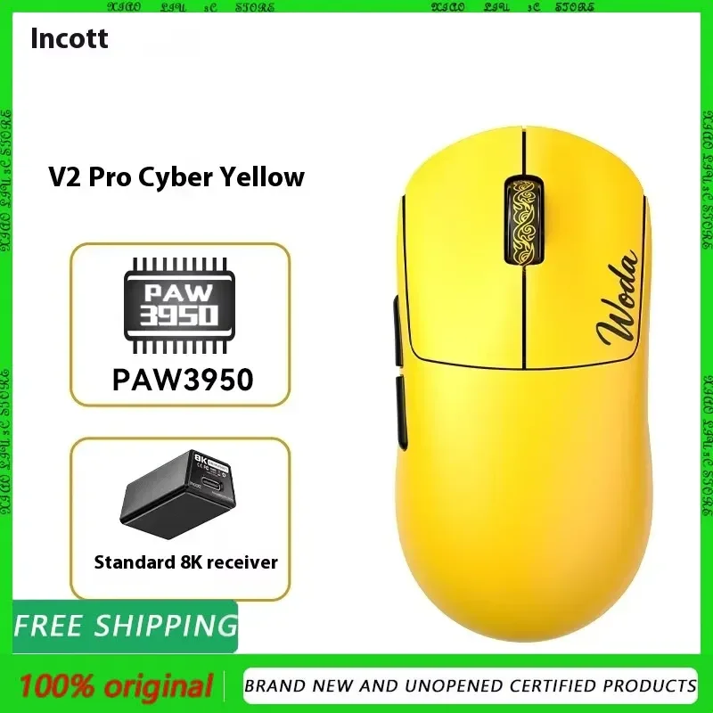 Incott G23 V2 SE/Pro Ergonomic Wireless Gaming Mouse 8K Hot Swap Three-Mode Customizable PC Gamer Accessories Ideal Office Gift
Incott G23 V2 SE/Pro Ergonomic Wireless Gaming Mouse 8K Hot Swap Three-Mode Customizable PC Gamer Accessories Ideal Office Gift