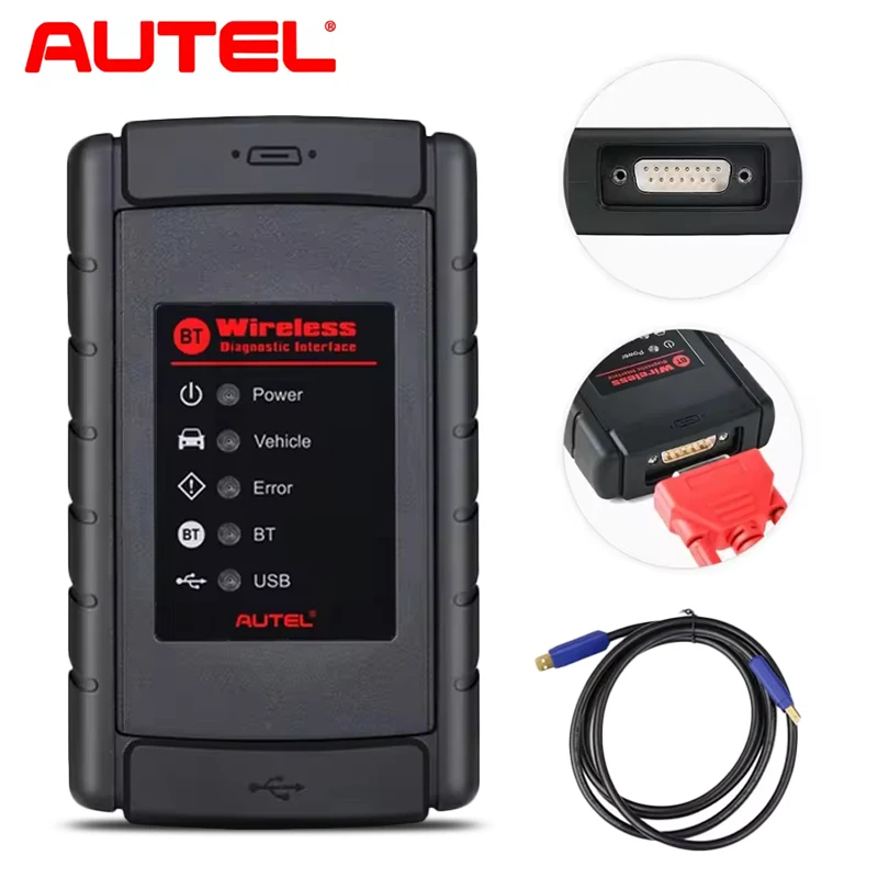 Autel VCI Bluetooth Adapter Wireless Diagnostic Interface Bluetooth Communication Device For MS908S MS908 MK908 MS905 MaxiSys
Autel VCI Bluetooth Adapter Wireless Diagnostic Interface Bluetooth Communication Device For MS908S MS908 MK908 MS905 MaxiSys
