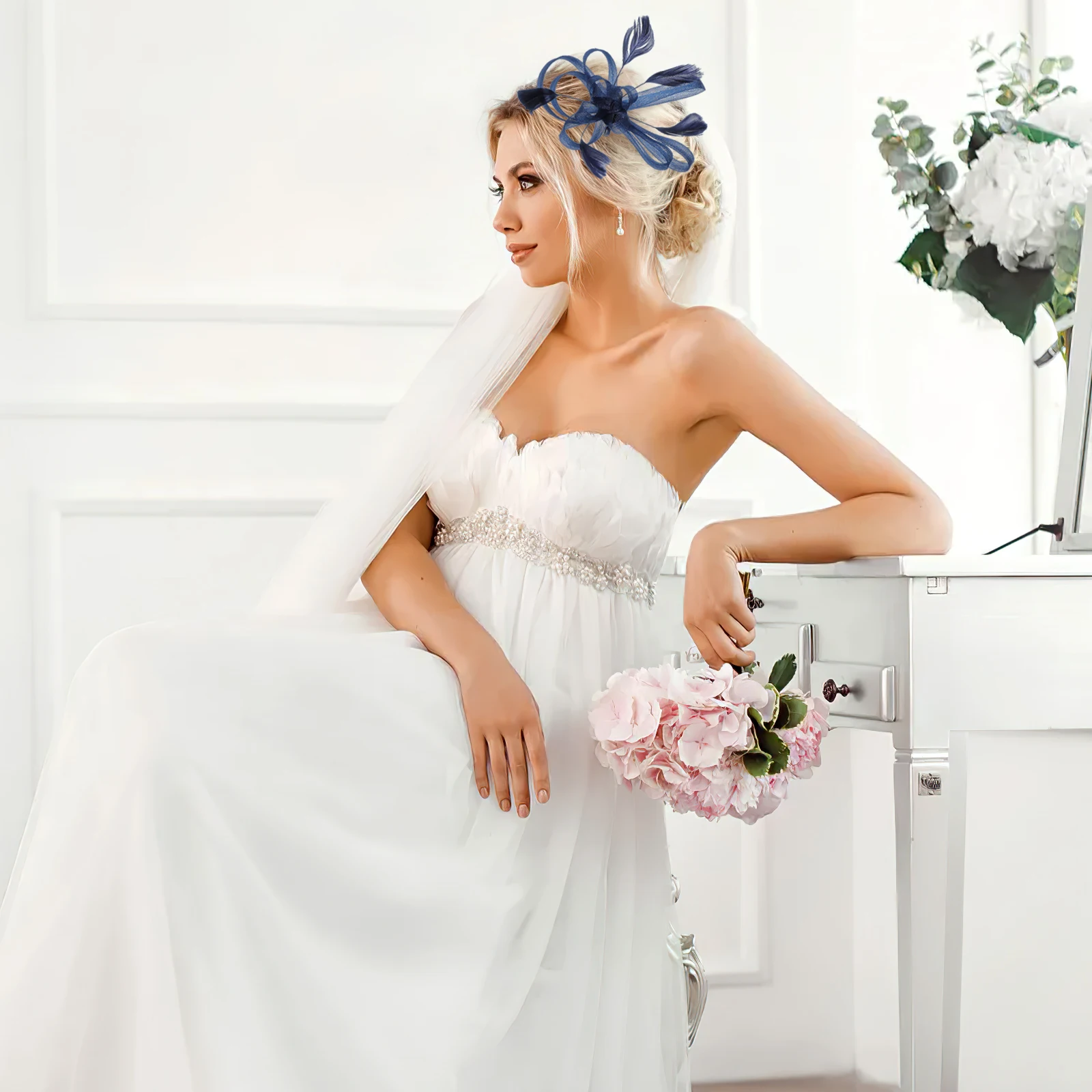 Hair Clip Bridal Fascinator Wedding Accessory Elegant Mesh Pins Accessories Women Party Banquet Formal Occasions
Hair Clip Bridal Fascinator Wedding Accessory Elegant Mesh Pins Accessories Women Party Banquet Formal Occasions