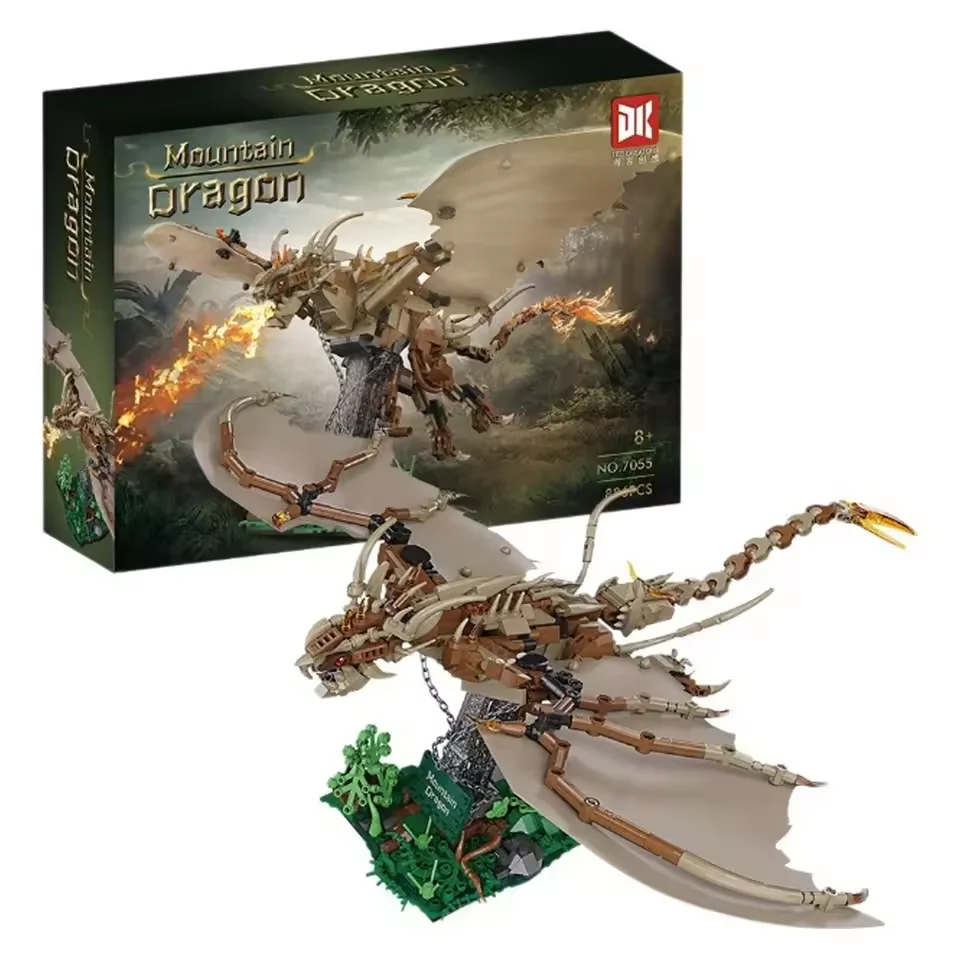 MOC Creative 886 шт. волшебные животные горный дракон строительные блоки набор кирпичей DIY наборы моделей волшебного дракона игрушки подарки для детей
MOC Creative 886 шт. волшебные животные горный дракон строительные блоки набор кирпичей DIY наборы моделей волшебного дракона игрушки подарки для детей