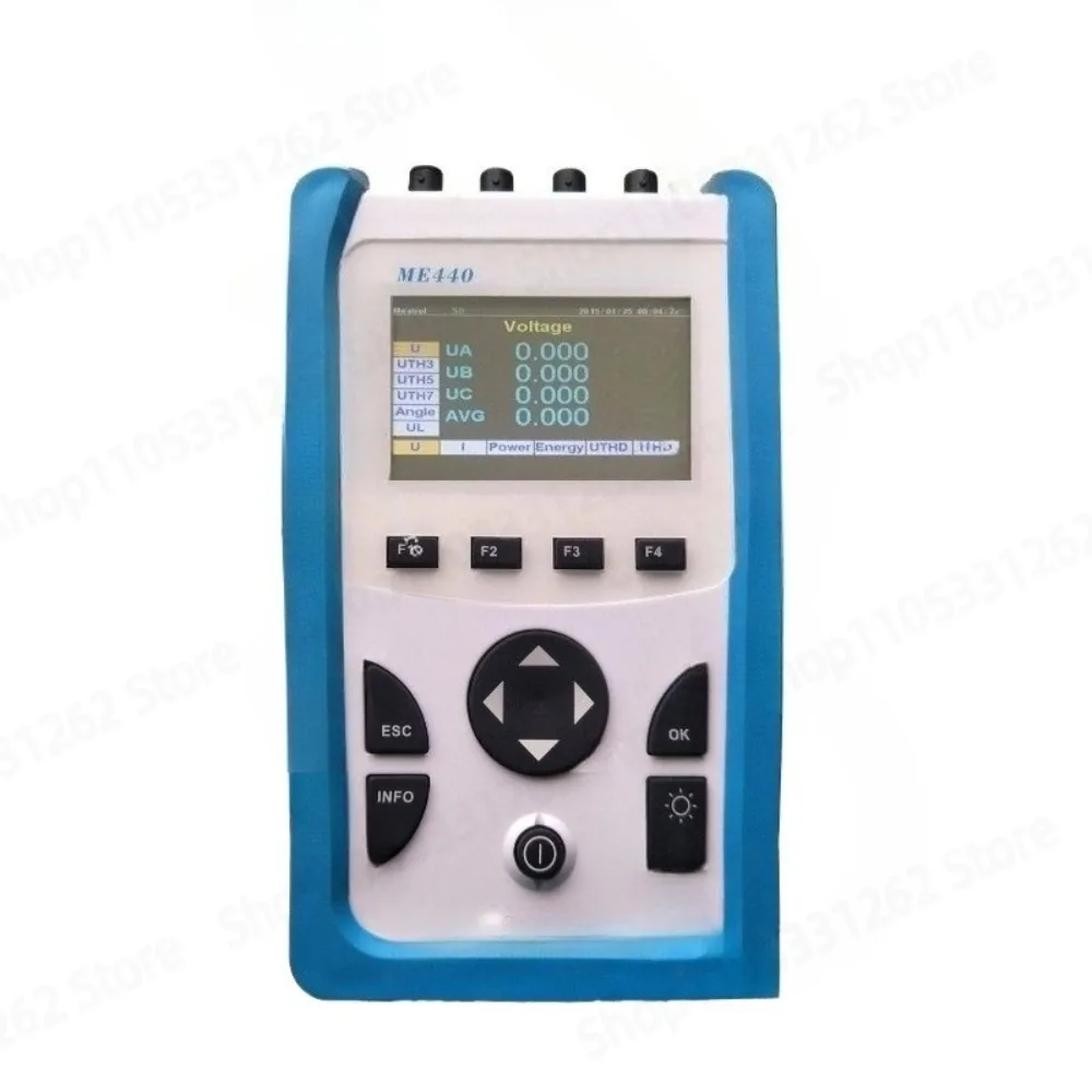 ME440 AC Analyzer Handheld Voltage Current Power Factor Harmonic Roche Coil Energy Meter
ME440 AC Analyzer Handheld Voltage Current Power Factor Harmonic Roche Coil Energy Meter