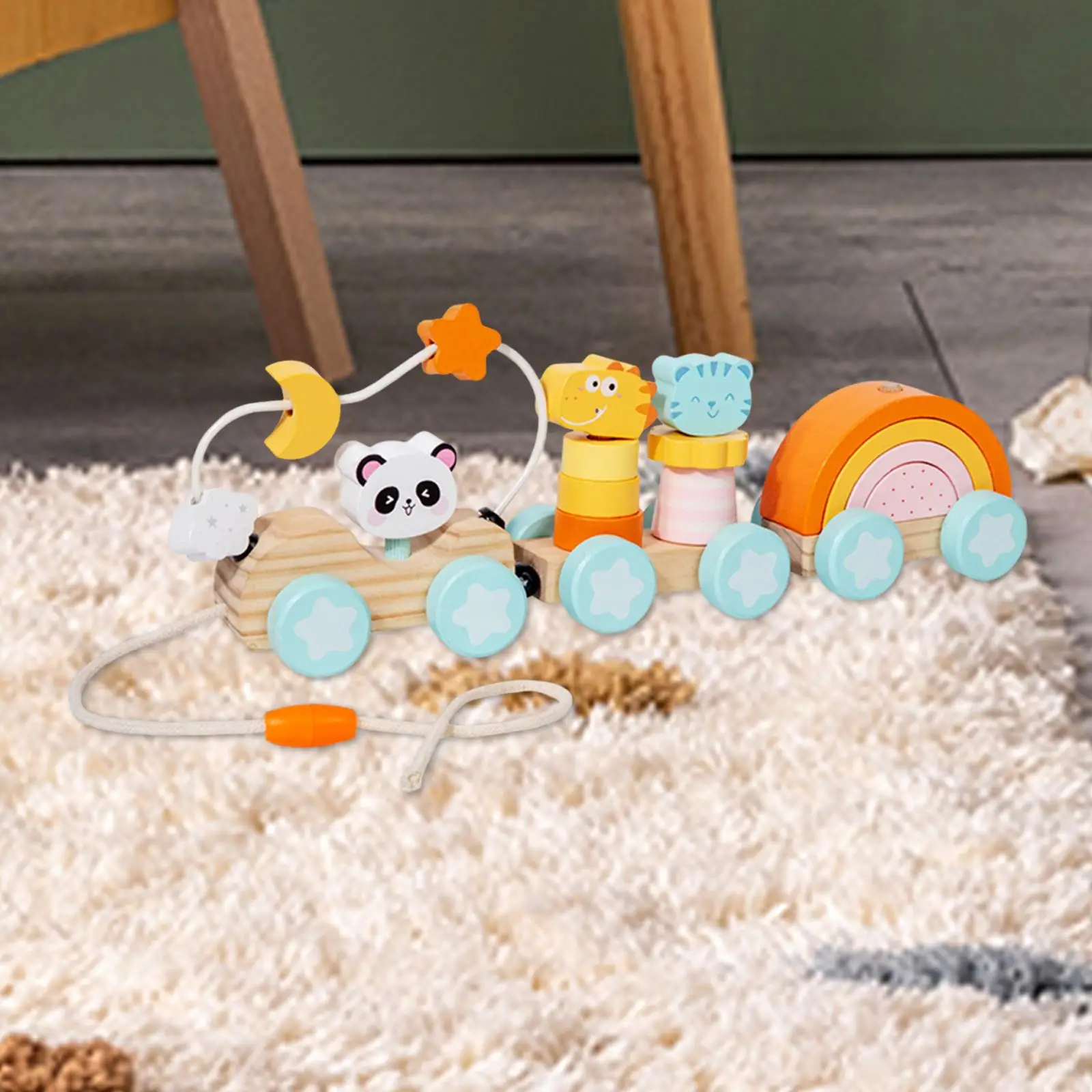 Pull Toy Indoor Outdoor Education Building Blocks Interactive for Walking for Boys Girls Age 3 Years Children Kids Birthday Gift
Pull Toy Indoor Outdoor Education Building Blocks Interactive for Walking for Boys Girls Age 3 Years Children Kids Birthday Gift