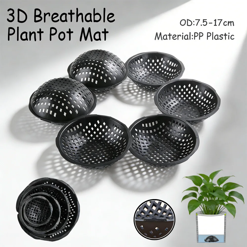 5Pcs Plant Pot Mesh Drainage Pads , Breathable Leak-Proof Bottom Grids for Bonsai & Flowers, Prevent Soil Loss
5Pcs Plant Pot Mesh Drainage Pads , Breathable Leak-Proof Bottom Grids for Bonsai & Flowers, Prevent Soil Loss