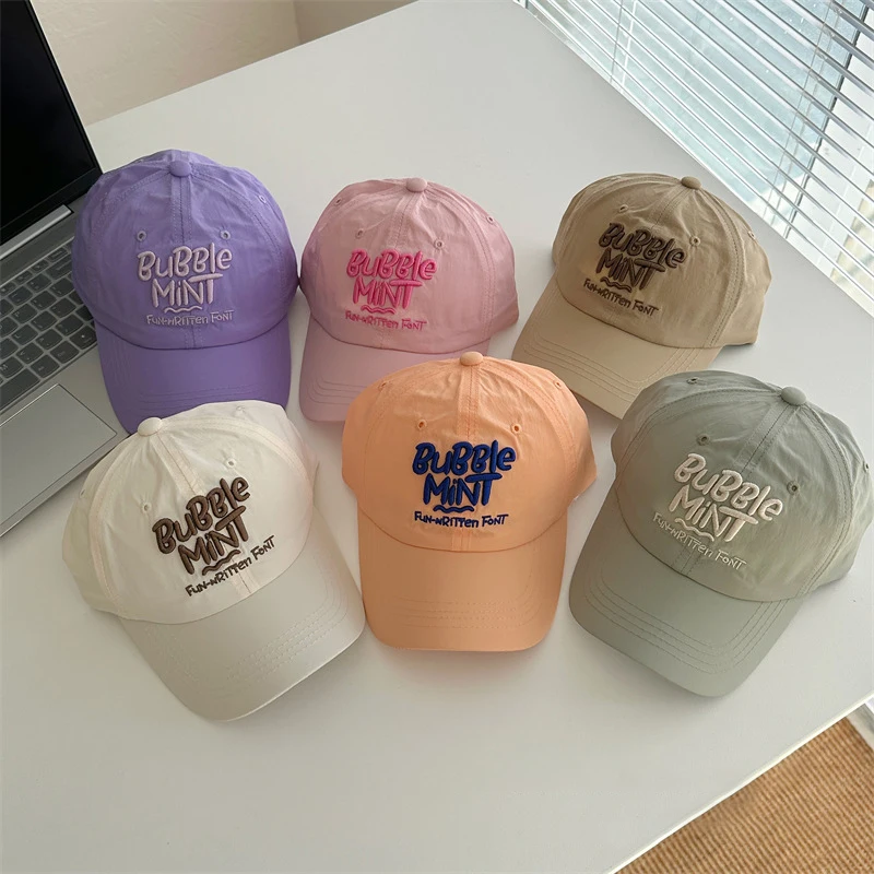 Летняя быстросохнущая шляпа с утиным языком для детей, уличные солнцезащитные козырьки с вышитыми буквами, детский солнцезащитный козырек, бейсболка для детей 2-6 лет
Летняя быстросохнущая шляпа с утиным языком для детей, уличные солнцезащитные козырьки с вышитыми буквами, детский солнцезащитный козырек, бейсболка для детей 2-6 лет