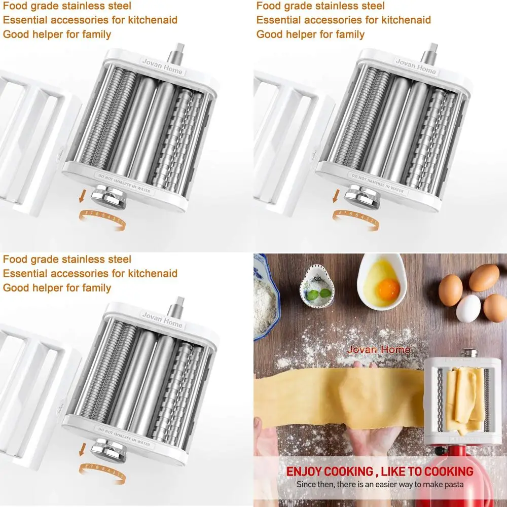 Набор для изготовления макаронных изделий KitchenAid 3-в: роликовые кусачки для спагетти и фетучини
Набор для изготовления макаронных изделий KitchenAid 3-в: роликовые кусачки для спагетти и фетучини