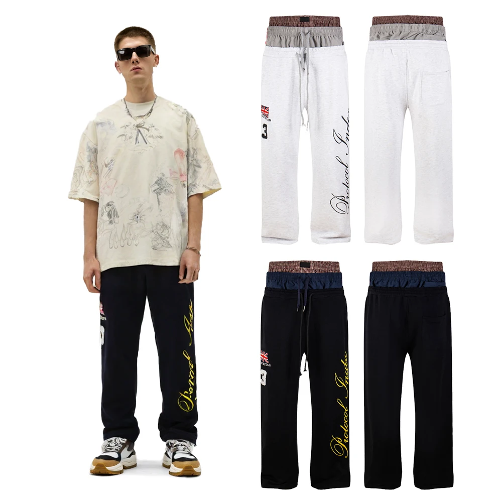 New Streetwear Clothing Baggy Triple Waisted Sweatpants Hiphop Street Style Cotton Casual Oversized Vintage Sport Pants for Mens
New Streetwear Clothing Baggy Triple Waisted Sweatpants Hiphop Street Style Cotton Casual Oversized Vintage Sport Pants for Mens