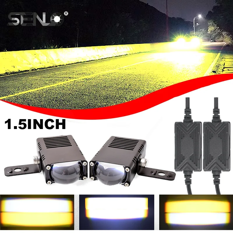Super-thin Car Mini Driving Lights LED Auxiliary for Motorcycle Headlight Projector Lens Bi LED Matrix Headlamp Dual Colors Beam
Super-thin Car Mini Driving Lights LED Auxiliary for Motorcycle Headlight Projector Lens Bi LED Matrix Headlamp Dual Colors Beam