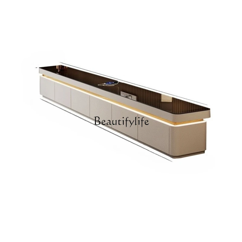 Italian minimalist TV cabinet coffee table combination living room light luxury high-end TV cabinet
Italian minimalist TV cabinet coffee table combination living room light luxury high-end TV cabinet