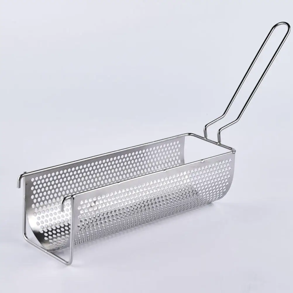 1Pcs French Fries Basket Stainless Steel Frying Basket Multi Purpose Drain Tool for Oil Extraction Fry Cooking Kitchen Essential
1Pcs French Fries Basket Stainless Steel Frying Basket Multi Purpose Drain Tool for Oil Extraction Fry Cooking Kitchen Essential