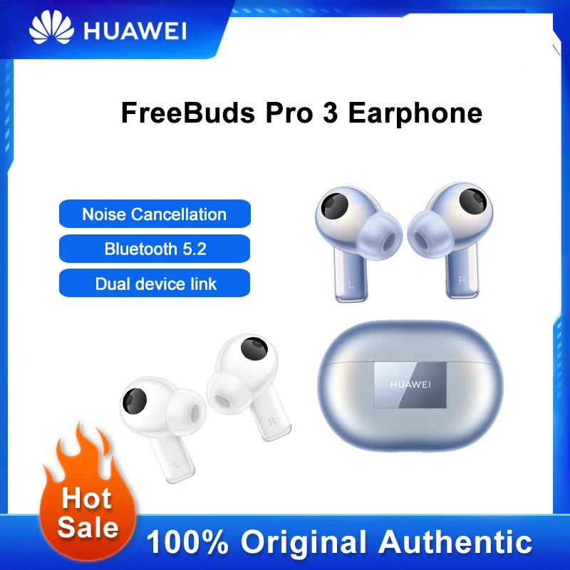 New HUAWEI FreeBuds Pro 3 Earphone Bluetooth 5.2 Noise Cancelling Wireless Headphones Touch Control Sport Music Headset
New HUAWEI FreeBuds Pro 3 Earphone Bluetooth 5.2 Noise Cancelling Wireless Headphones Touch Control Sport Music Headset