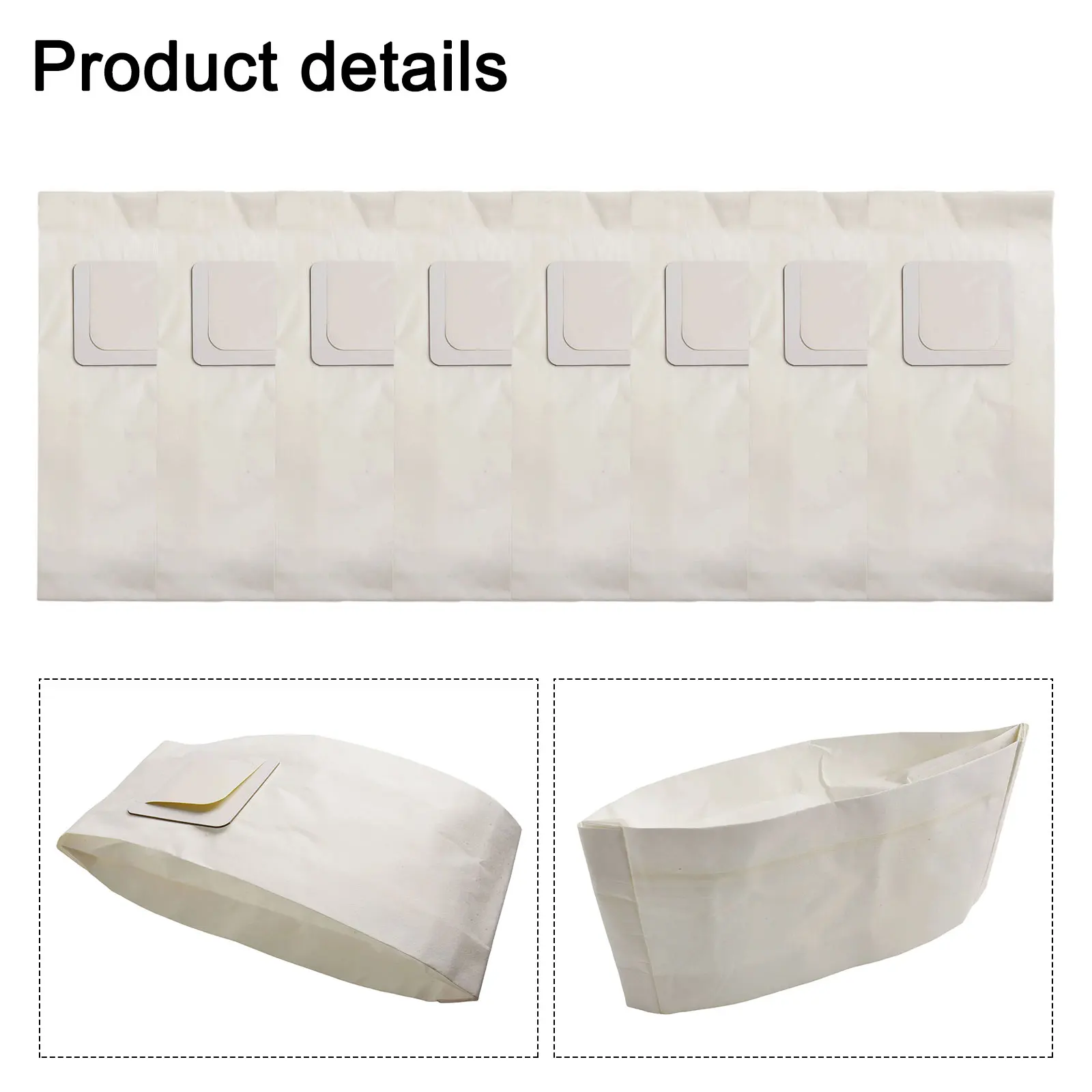 Non-woven Bags 8 Pack Dust Bags Easy To Install Bags Efficient Suction Power Hygienic Floor Maintenance Large Capacity Dust Bags
Non-woven Bags 8 Pack Dust Bags Easy To Install Bags Efficient Suction Power Hygienic Floor Maintenance Large Capacity Dust Bags