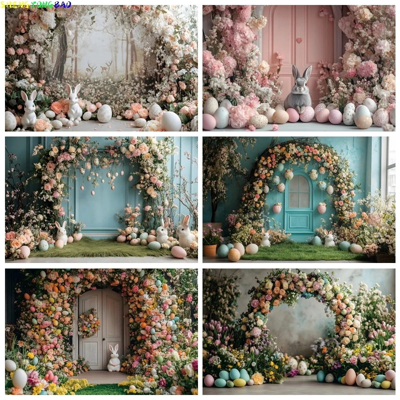 Spring Happy Easter Day Photography Backdrops Colorful Egg Cute Rabbit Toy Photographic Background Baby Shower Shooting Backdrop
Spring Happy Easter Day Photography Backdrops Colorful Egg Cute Rabbit Toy Photographic Background Baby Shower Shooting Backdrop