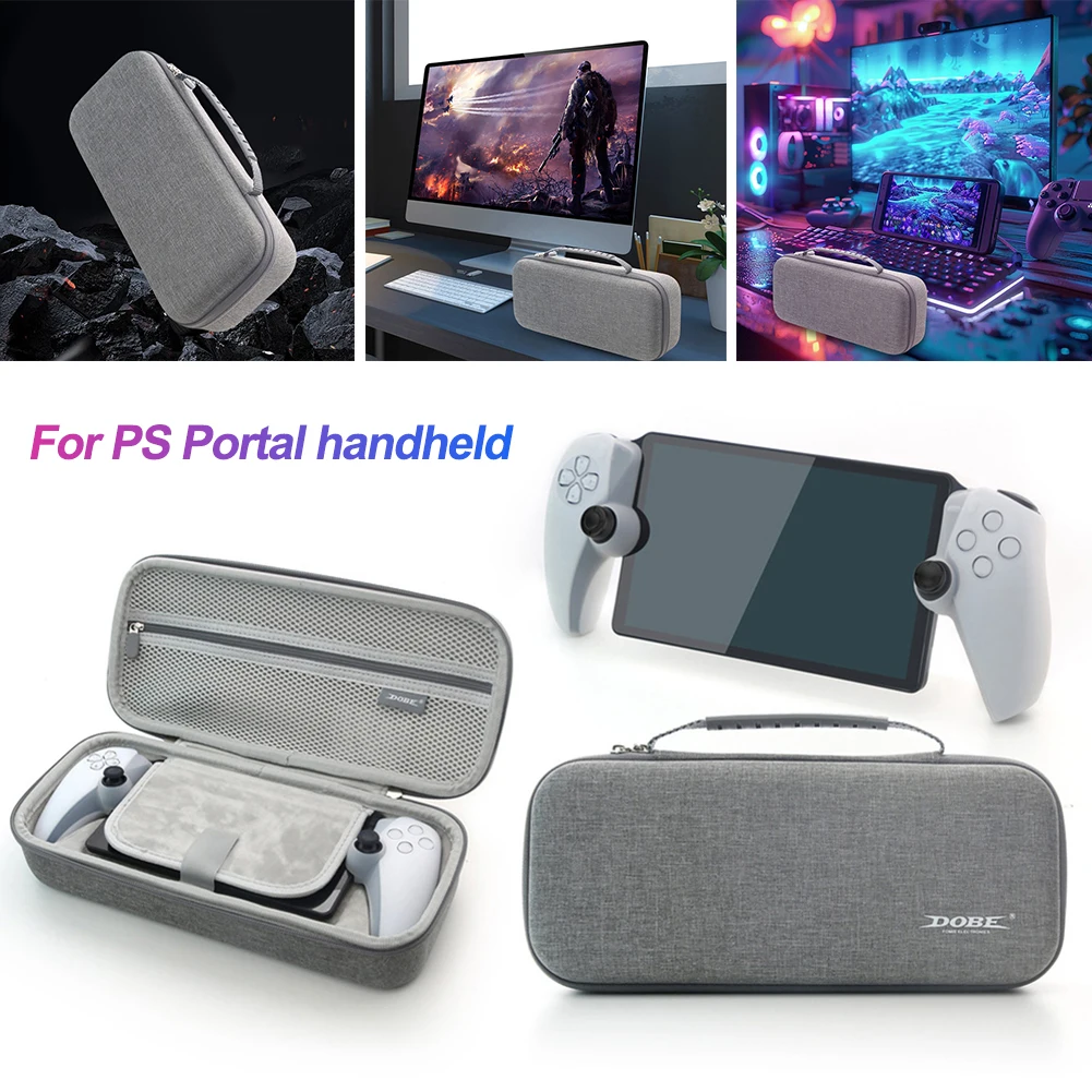 EVA Hard Carry Storage Bag with Tempered Film Button Cover Silicone Sleeve Protective Handheld Travel Bag for PlayStation Portal
EVA Hard Carry Storage Bag with Tempered Film Button Cover Silicone Sleeve Protective Handheld Travel Bag for PlayStation Portal