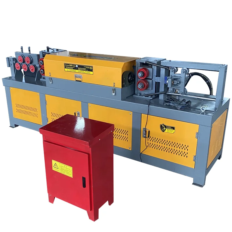High Quality GT4-10 CNC Hydraulic Steel Bar Straightening And Cutting Machine Control Cabinet Panel To Adjust The Length
High Quality GT4-10 CNC Hydraulic Steel Bar Straightening And Cutting Machine Control Cabinet Panel To Adjust The Length