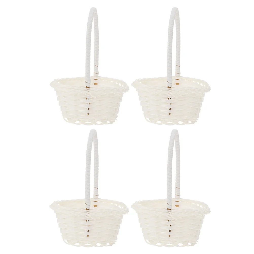 4pcs Rattan Flower Baskets Small Hand Woven Arrangement Wedding Party Decorations Rustic Basket Storage Container
4pcs Rattan Flower Baskets Small Hand Woven Arrangement Wedding Party Decorations Rustic Basket Storage Container