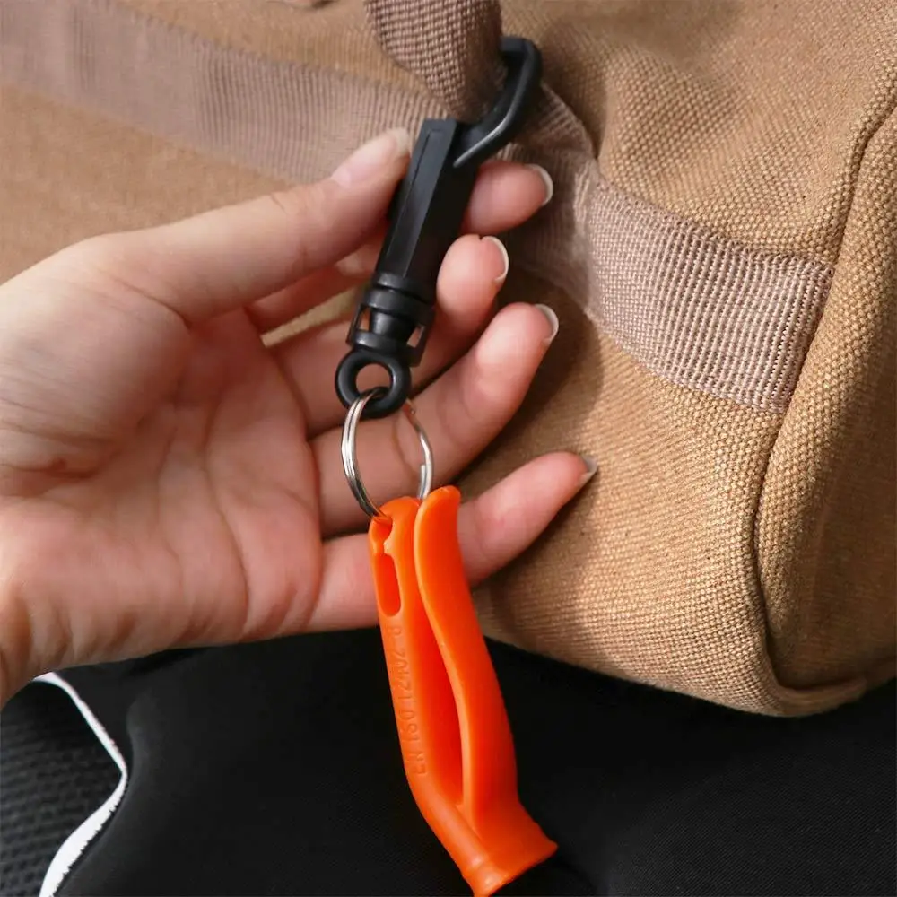 PP Plastic Outdoor Survival Whistle Double Pipe Loud Survival Rescue Whistle Dual Band Orange Outdoor Emergency Whistle
PP Plastic Outdoor Survival Whistle Double Pipe Loud Survival Rescue Whistle Dual Band Orange Outdoor Emergency Whistle