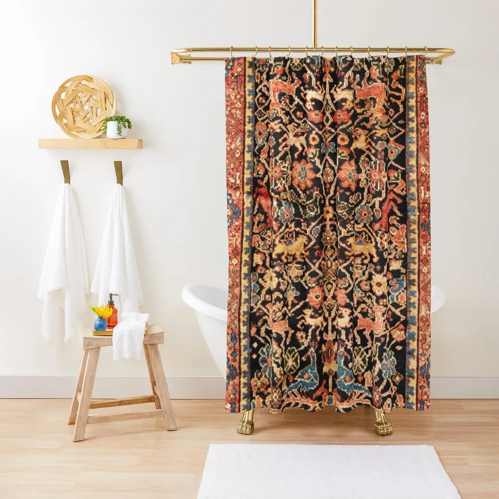 Antique Persian Feraghan Vase Rug with Animals Print Shower Curtain Shower Set For Bathroom Modern Bathroom Accessories Curtain
Antique Persian Feraghan Vase Rug with Animals Print Shower Curtain Shower Set For Bathroom Modern Bathroom Accessories Curtain