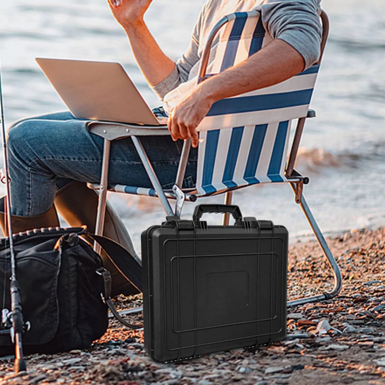 Portable Storage Storage Container Foam Insert Safeguarding Carrying Storage Container Rigid-Shell Gear Box for Trip, Outdoor
Portable Storage Storage Container Foam Insert Safeguarding Carrying Storage Container Rigid-Shell Gear Box for Trip, Outdoor