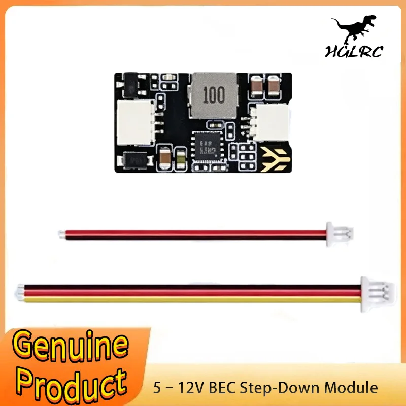 HGLRC 5-12V BEC Step-Down Module Dual-Mode Voltage Switching for RC FPV Drone
HGLRC 5-12V BEC Step-Down Module Dual-Mode Voltage Switching for RC FPV Drone