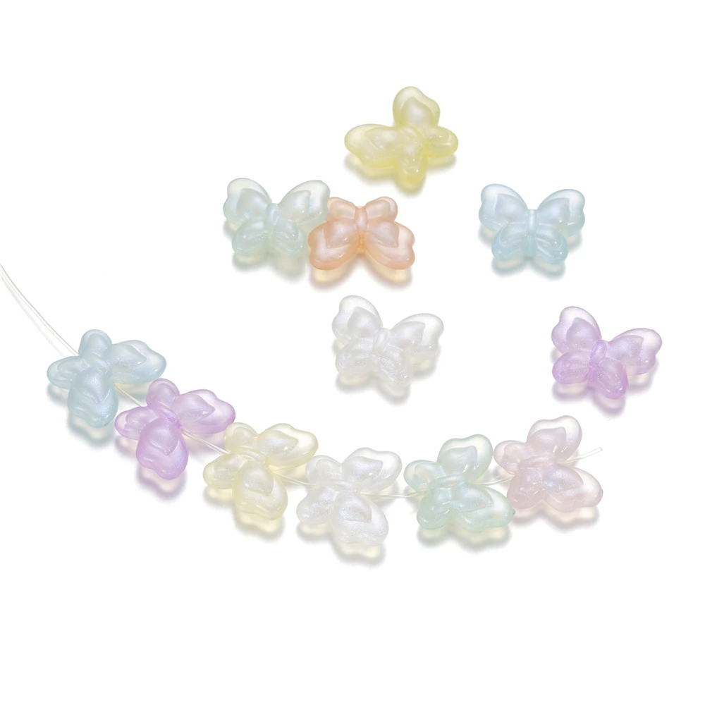 10Pcs/Lot Butterfly Shape Acrylic Spacer Loose Beads For Jewelry Making DIY Bracelet Necklace Earrings Charms Accessories
10Pcs/Lot Butterfly Shape Acrylic Spacer Loose Beads For Jewelry Making DIY Bracelet Necklace Earrings Charms Accessories