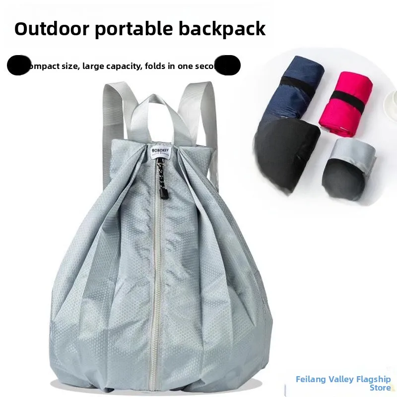 Ultra-Lightweight Foldable Nylon Backpack for Hiking And Climbing Portable Dual-Shoulder Bag Women's Sporty And Waterproof
Ultra-Lightweight Foldable Nylon Backpack for Hiking And Climbing Portable Dual-Shoulder Bag Women's Sporty And Waterproof