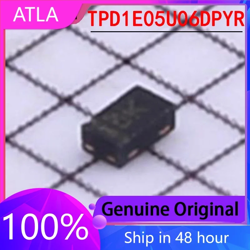 100PCS New Original TPD1E05U06DPYR Package X1SON2 Static and Surge Protection (TVS/ESD)
100PCS New Original TPD1E05U06DPYR Package X1SON2 Static and Surge Protection (TVS/ESD)