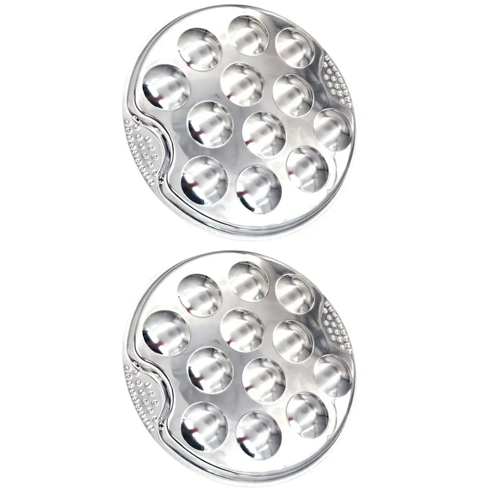 2Pcs Stainless Steel Escargot Tray Premium 12 Hole Baking Plate Shellfish Cooking Tool Bbq Serving Dish Dishwasher Safe
2Pcs Stainless Steel Escargot Tray Premium 12 Hole Baking Plate Shellfish Cooking Tool Bbq Serving Dish Dishwasher Safe