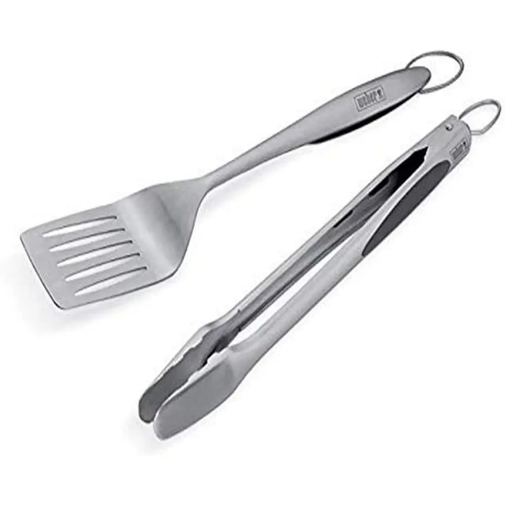Stainless Steel Grill Tools with Ergonomic Locking Tongs and Soft-Touch Grip
Stainless Steel Grill Tools with Ergonomic Locking Tongs and Soft-Touch Grip