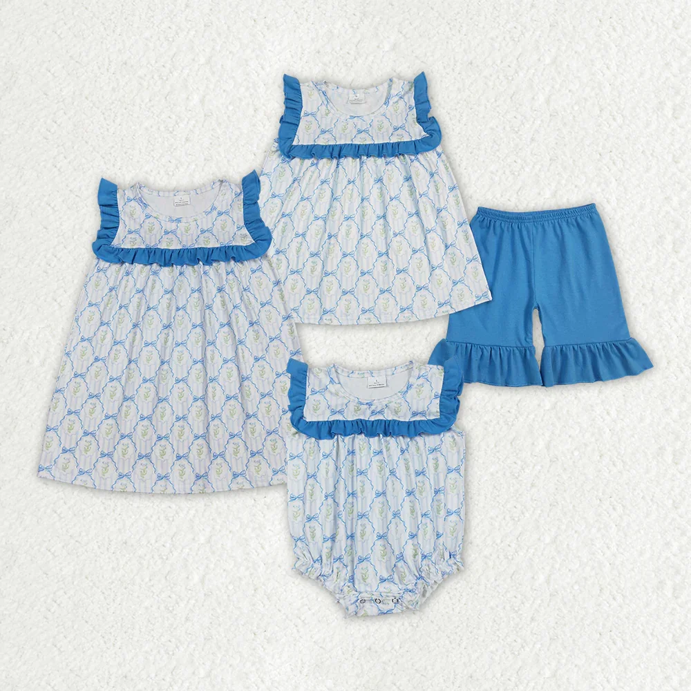 GSSO2004 Wholesale Summer girl dresses Boutique baby rompers kids clothes girl floral short sleeve shorts sets baby girl clothes
GSSO2004 Wholesale Summer girl dresses Boutique baby rompers kids clothes girl floral short sleeve shorts sets baby girl clothes